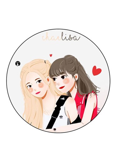 Girls Printed Fridge Magnet Multicolour