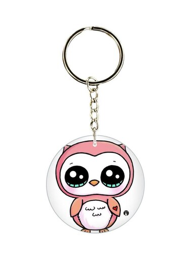 Cartoon Printed Keychain