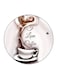 Coffee Printed Fridge Magnet Brown/Black/White 5.5 x 5.5cm