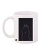 Sherlock Printed Mug White/Black Standard Size