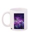 Space Printed Coffee Mug White/Purple/Black 11ounce