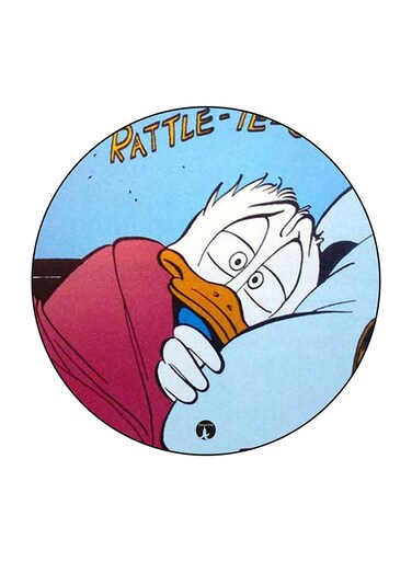 Disney Printed Fridge Magnet Multicolour 5.5 x 5.5cm