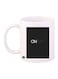 Phrase Printed Mug White/Black