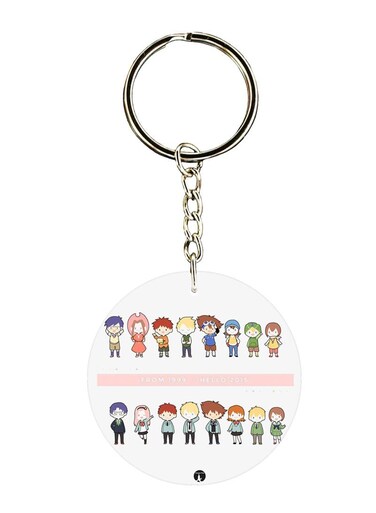 The Anime Digimon Printed Keychain