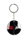 Girl Printed Double Sided Keychain