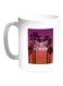 Best Vacation Printed Coffee Mug White/Purple/Orange 11ounce