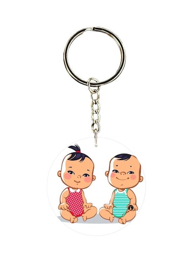 Baby Doll Printed Key Chain