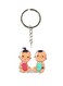 Baby Doll Printed Key Chain