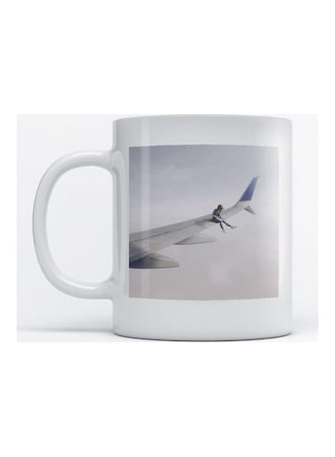 Mug Plane Wing for Coffee and Tea White