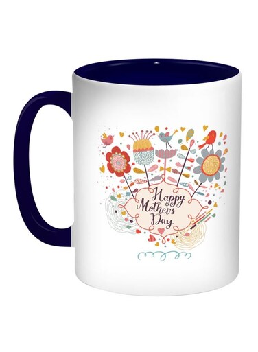 Happy Mother's Day Printed Coffee Mug White/Black/Red