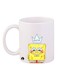Spongebob Printed Mug White/Yellow/Red 12ounce