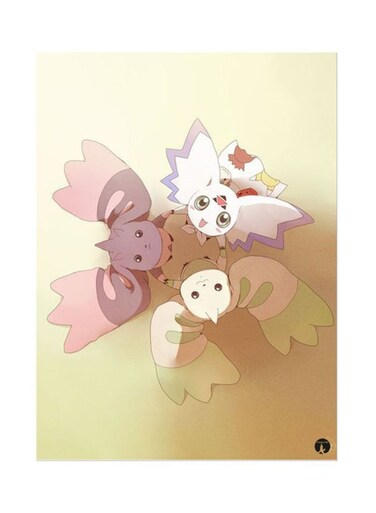 Metal Plate Of The Anime Digimon Poster Multicolour
