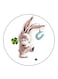 Rabbit Printed Fridge Magnet Multicolour