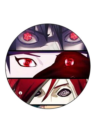 Anime Naruto Printed Fridge Magnet Multicolour