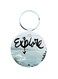 English Phrases Wooden Keychain