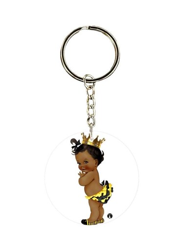 Baby Doll Printed Dual Sided Keychain