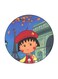 Anime Chibi Maruko Chan Printed Fridge Magnet Multicolour