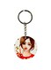 Animie Girl Printed Keychain