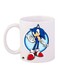 Sonic The Hedgehog Printed Coffee Mug White/Blue/Red 11ounce