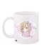 Cartoon Printed Coffee Mug White/Pink/Blue 11ounce