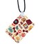 Random Stuff Printed Car Mirror Pendant