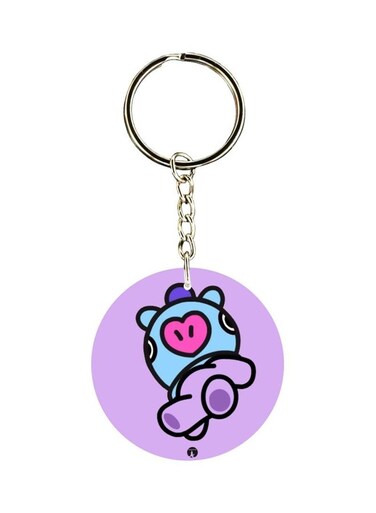 Cartoon Themed Dual Sided Keychain