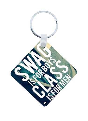 English Phrases Wooden Keychain