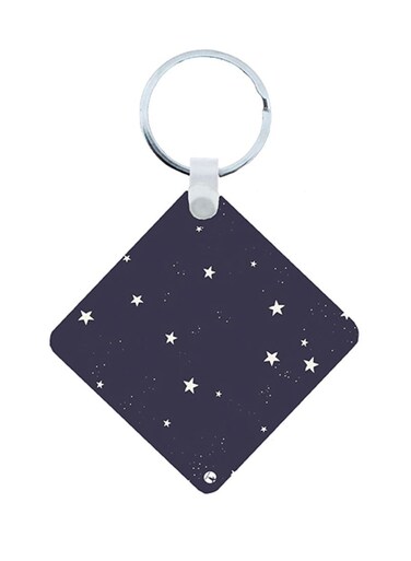 Stars Wooden Keychain