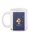 Pooh Quote Printed Coffee Mug White/Yellow/Blue 11ounce