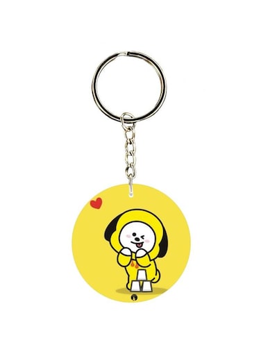 Cartoon Themed Single Sided Key Chain