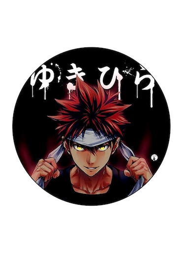 Animation Printed Fridge Magnet Multicolour 5.5 x 5.5cm