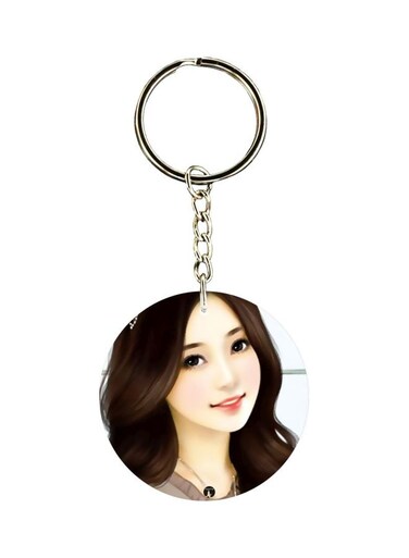Cartoon Themed Dual Sided Keychain