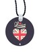 English Phrases Printed Car Mirror Pendant