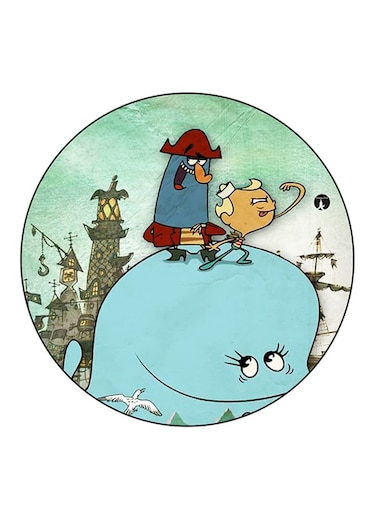 Marvelous Misadventures Of Flapjack Printed Fridge Magnet Multicolour