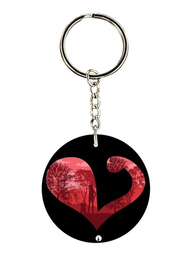 Double Sided Anime Digimon Printed Keychain