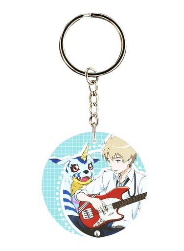 Anime Digimon Printed Keychain