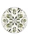 Plants Printed Fridge Magnet Round Multicolour