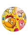 Animals Printed Fridge Magnet Round Multicolour