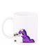 A Dinosaur Designer Mug White/Purple/Black