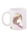 Anime Girl Printed Coffee Mug White/Beige/Brown 11ounce
