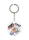 Cartoon Themed Single Sided Keychain