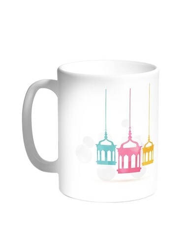 Ramadan Lanterns Printed Coffee Mug White 11ounce