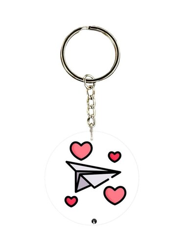 Cartoon Printed Double-Sided Keychain