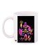 Cartoon Thanos Printed Coffee Mug White/Pink/Black 11ounce