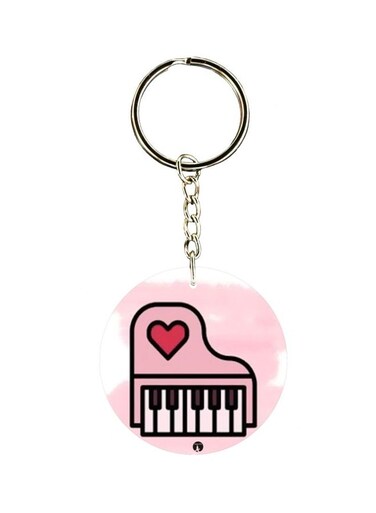 Cartoon Themed Single Sided Keychain
