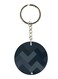 Double Side Triangles Printed Keychain