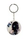 Girl Printed Double Sided Keychain