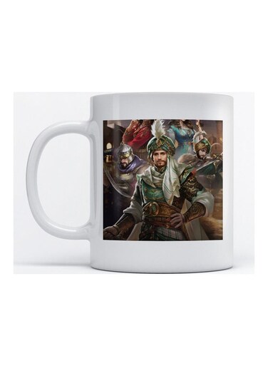 Mug Conquerors Game for Coffee and Tea White