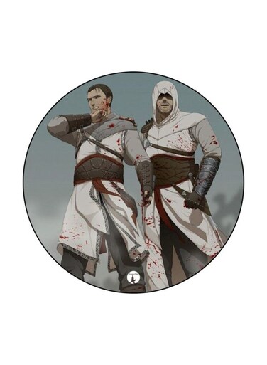 Video Game Assassin's Creed Printed Fridge Magnet Grey/Brown