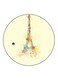 Effiel Tower Printed Fridge Magnet Multicolour